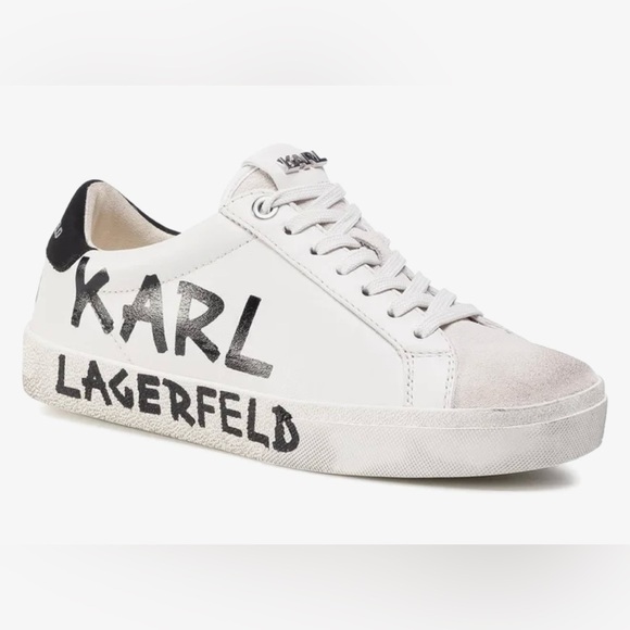 Karl Lagerfeld Baskets Et Sneakers Skool Brush - Picture 1 of 6